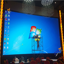 柬埔寨西港某五星级酒店(diàn)宴会厅P3全彩LED显示屏项目